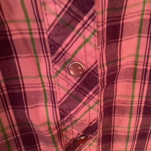 Bit & Bridle Womens Western Button Down Shirt Sz XL Embroidered Horses Snap Buut - Picture 3 of 9